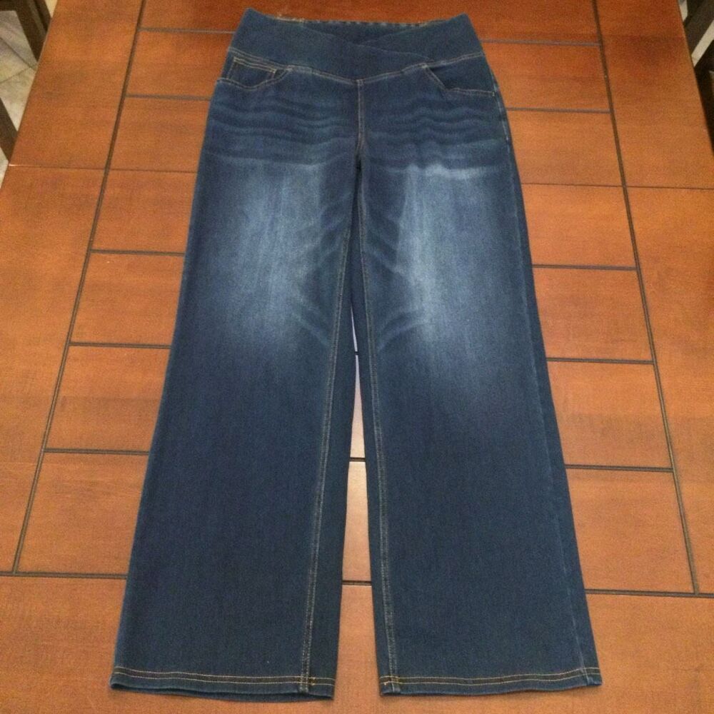 NWT halara flex denim pull on jeans large